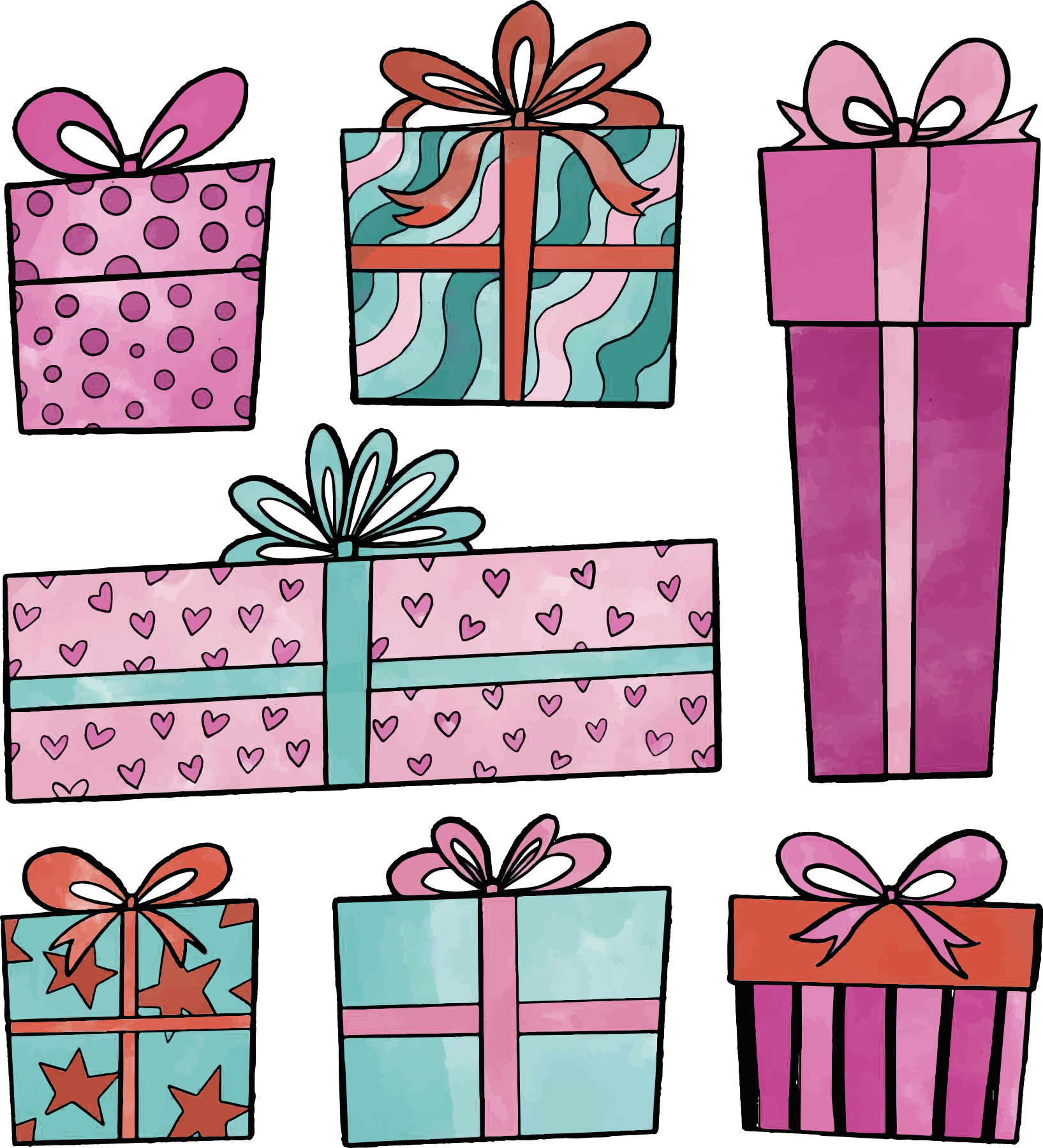 Jul vinyl teppe julegavepakke - Tenstickers