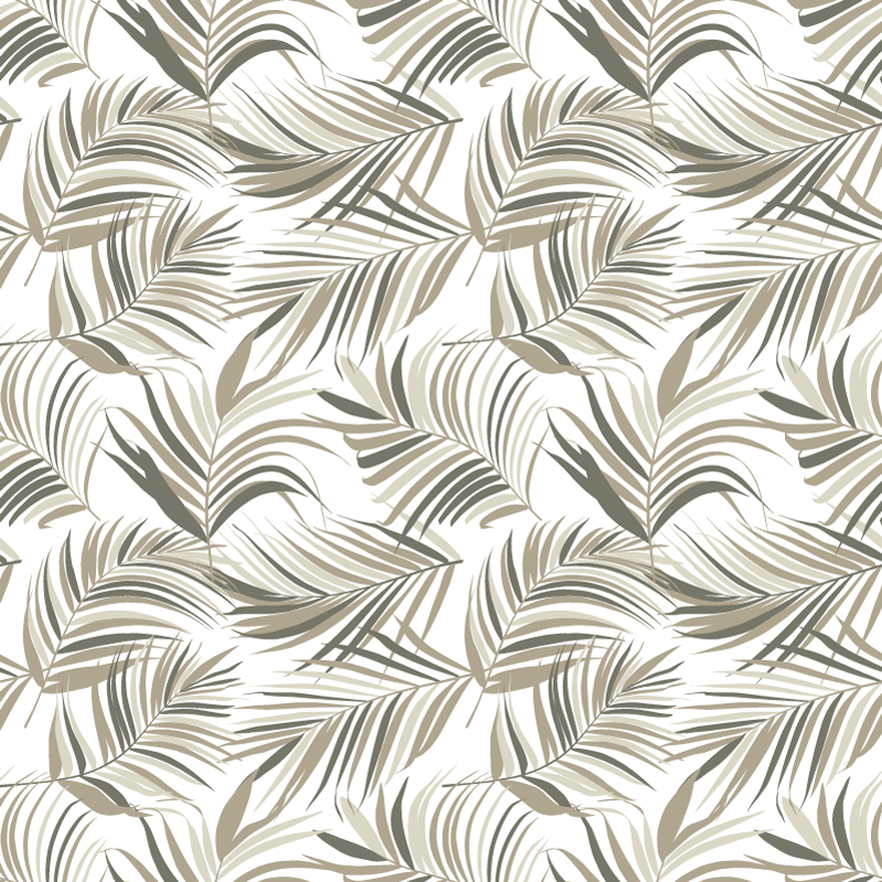 Lush mystisk natur vinyl teppe blomster og planter - Tenstickers