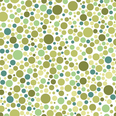 Grønne prikkete vinyl teppe spiserom - Tenstickers