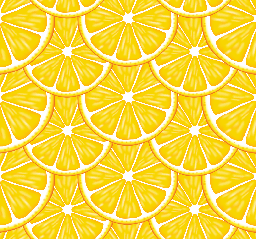 Vinyl teppe kjøkken oransje mønster - Tenstickers