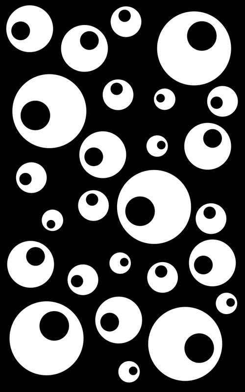 Bad vinyl teppe med vannperler - Tenstickers