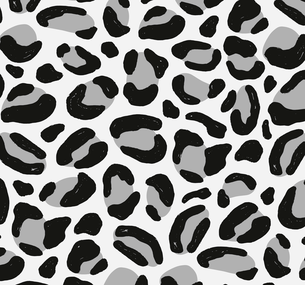 Vinyl teppe dyreavtrykk leopardpels - Tenstickers