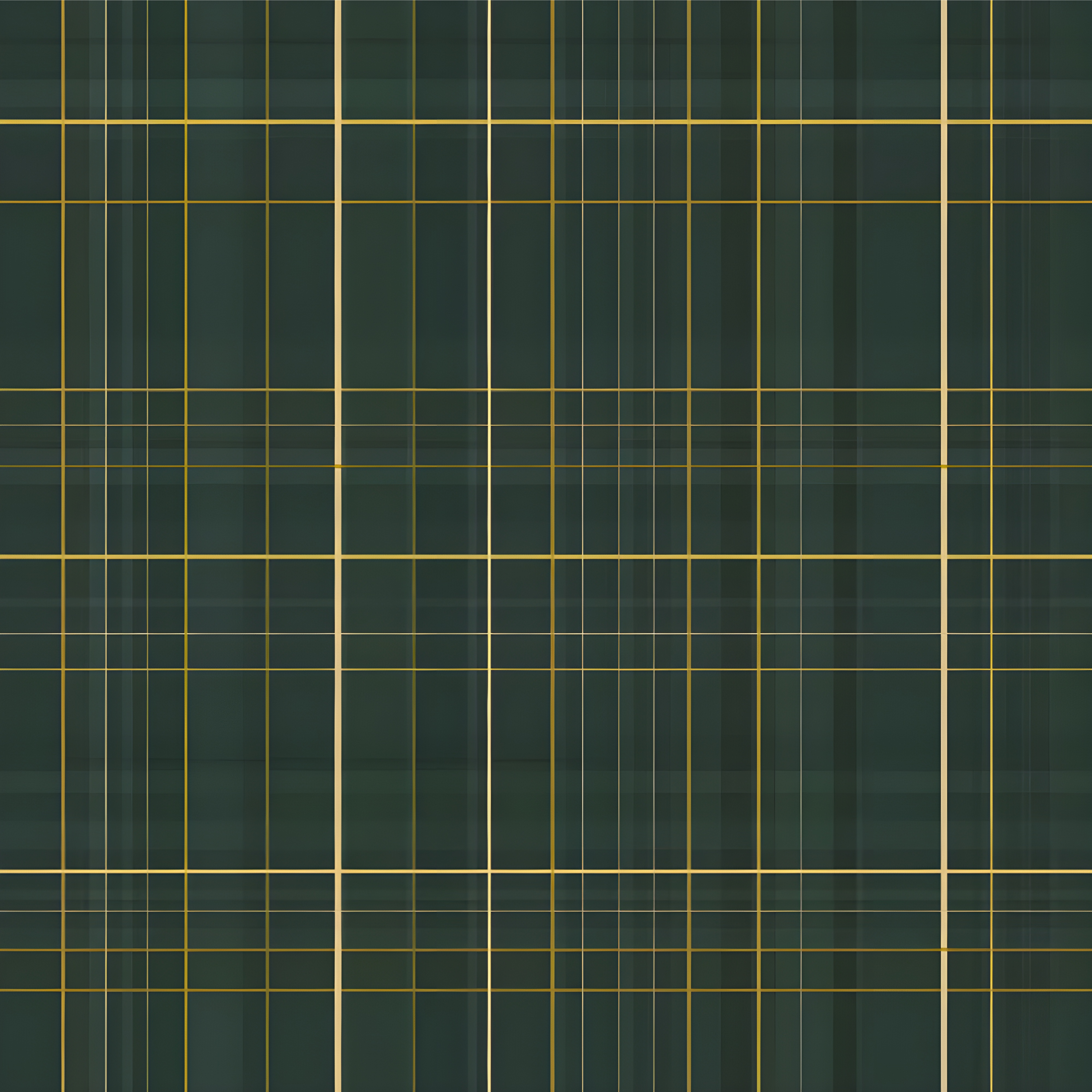 Vinyl teppe geometrisk mørkegrønn skotsk mønster - Tenstickers