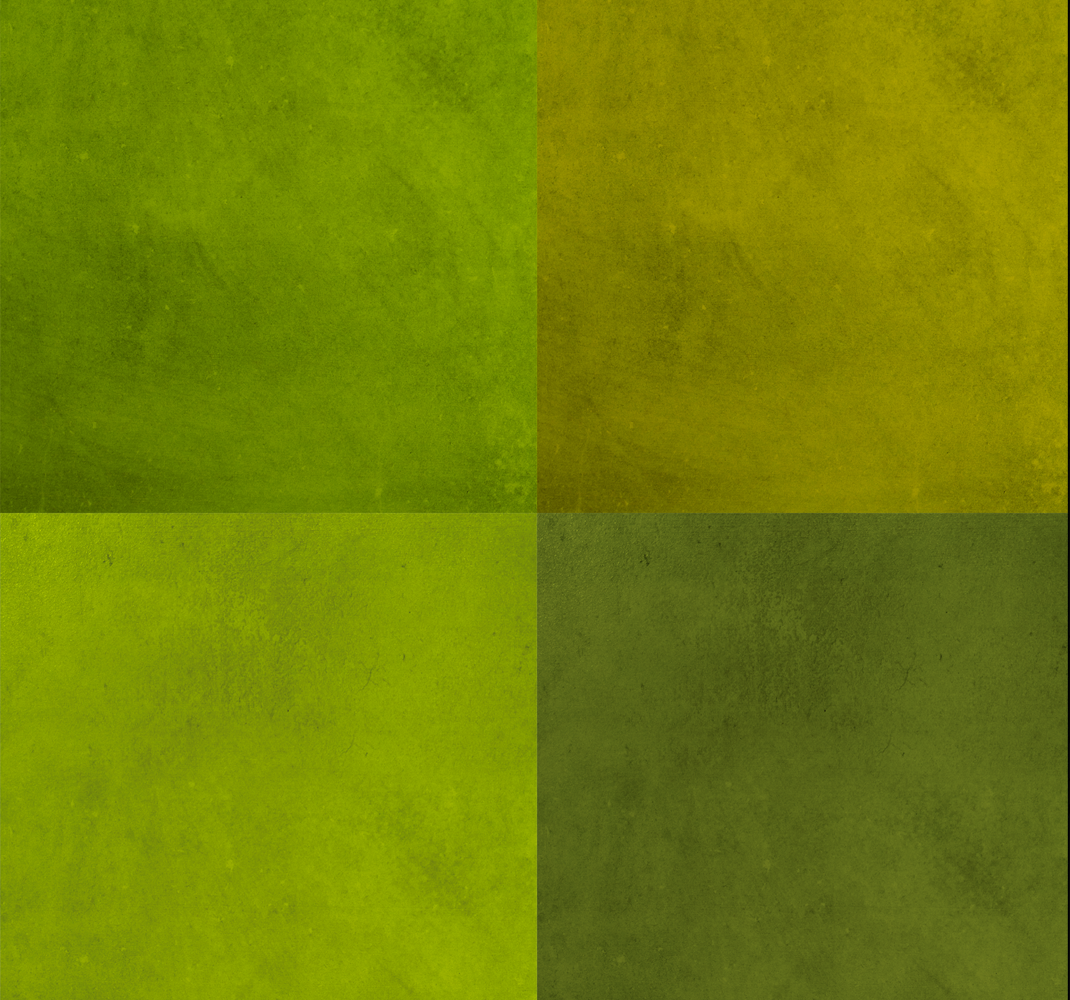 Vinyl teppe geometrisk moderne grønne firkanter - Tenstickers