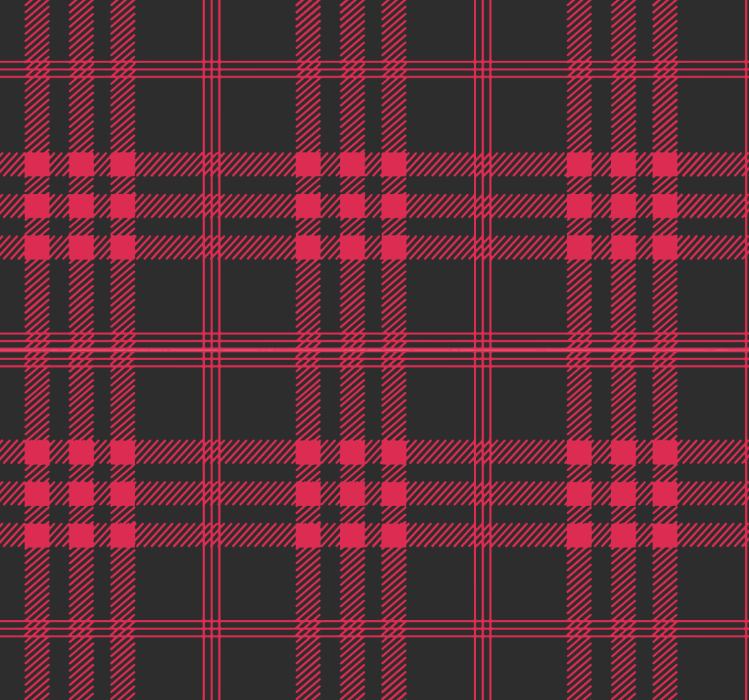 Vinyl teppe soverom jule tartan mønster - Tenstickers