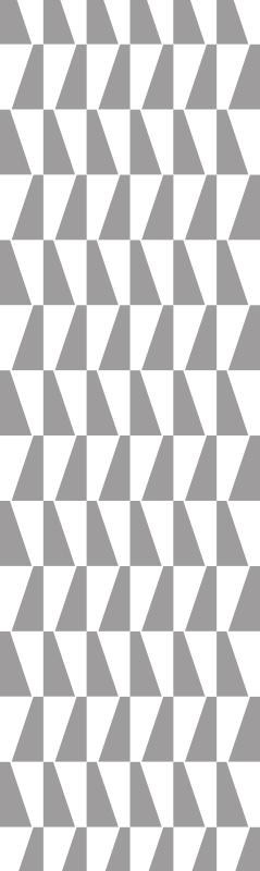 Grå trekanter vinyl teppe soverom - Tenstickers