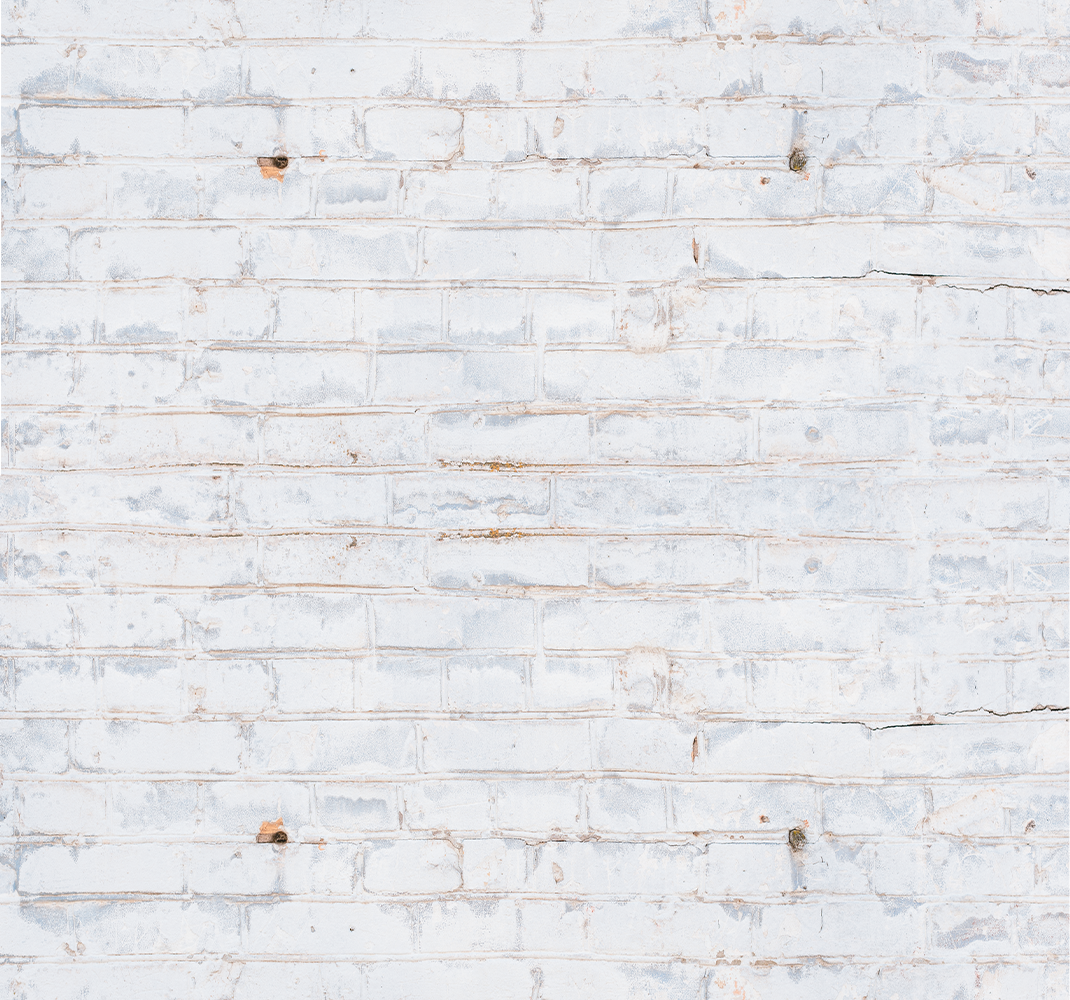 Vinyl teppe soverom hvit mur med slitt maling - Tenstickers