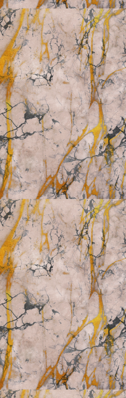 Vinyl teppe soverom varm gullmarmor - Tenstickers