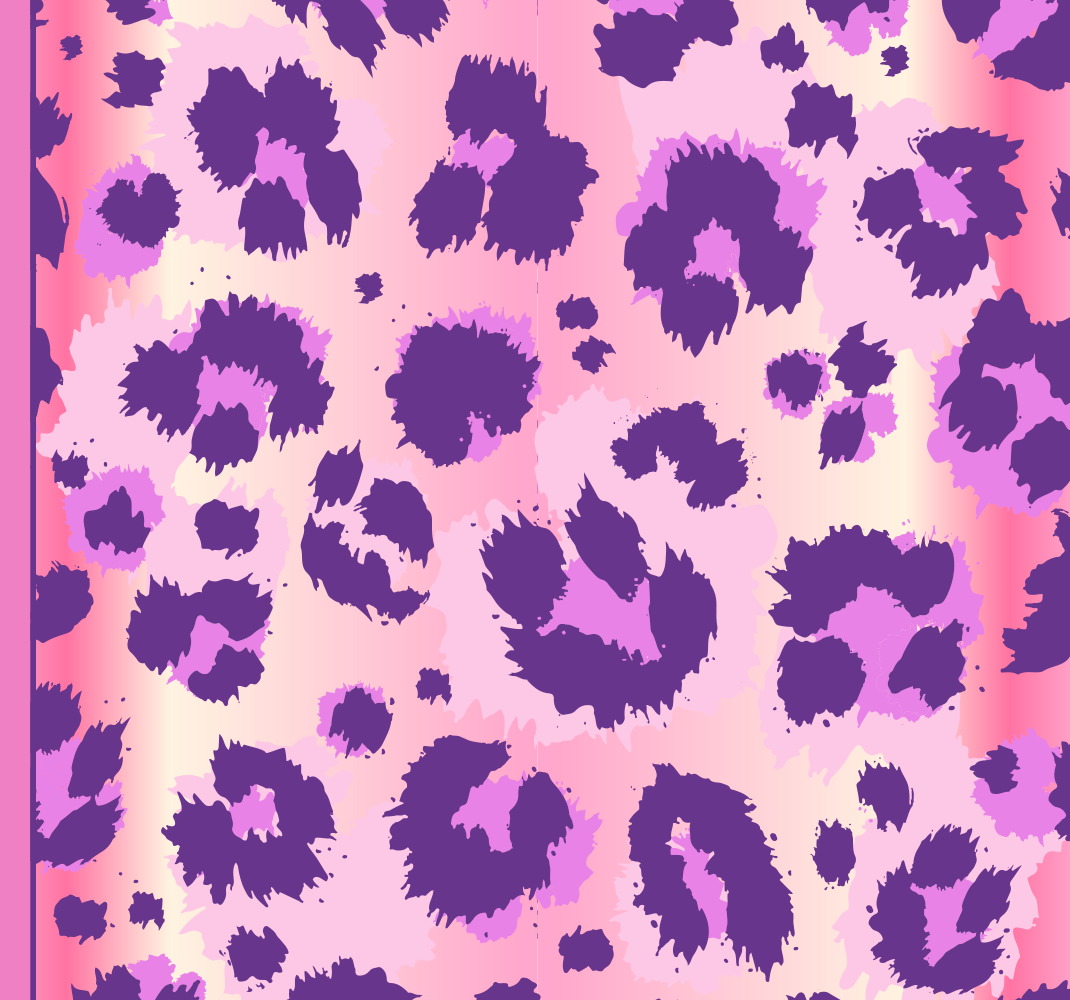 Vinyl teppe soverom rosa leopardpels - Tenstickers