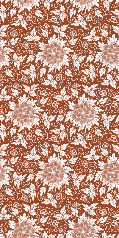 Vinyl teppe natur botanisk komposisjon - Tenstickers