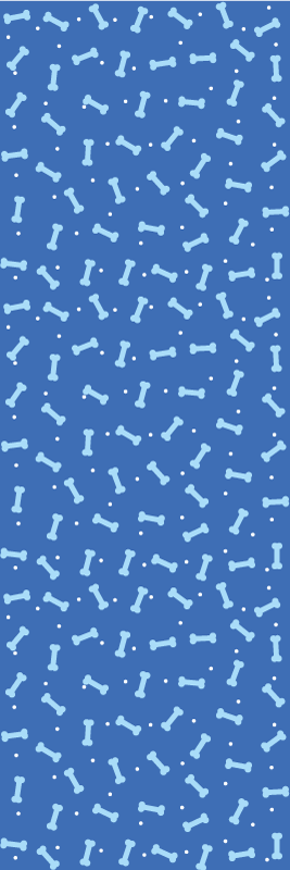 Vinyl teppe soverom fantastisk blå bakgrunn bein - Tenstickers