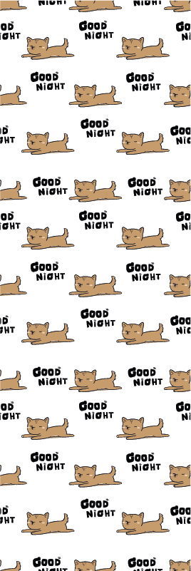 Vinyl teppe soverom søt hund som sover - Tenstickers