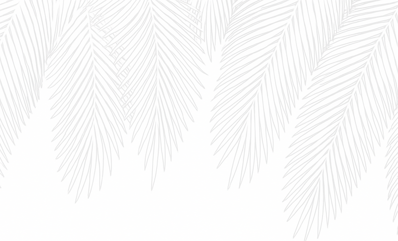 Neutral palm vinyl teppe soverom - Tenstickers