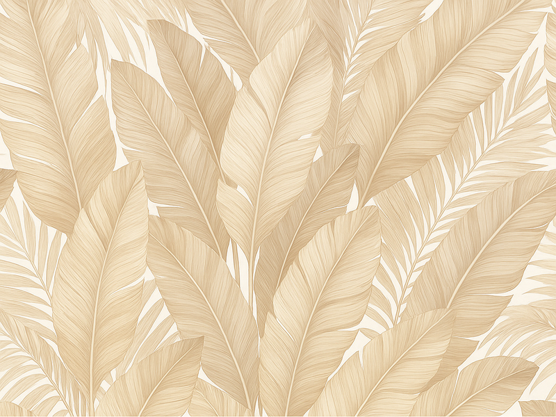 Myk botanisk vinyl teppe soverom - Tenstickers