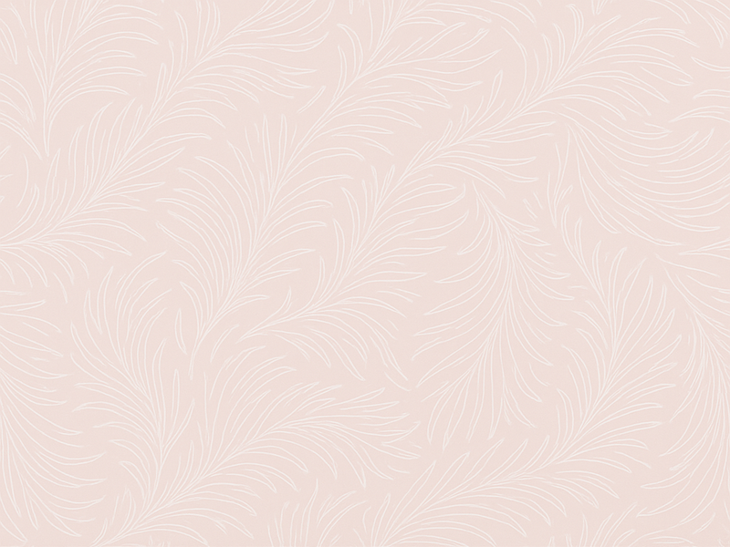 Vinyl teppe soverom myk rosa botanisk - Tenstickers