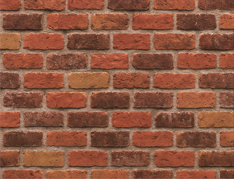 Rustikk murstein steinvinyltappe soverom - Tenstickers