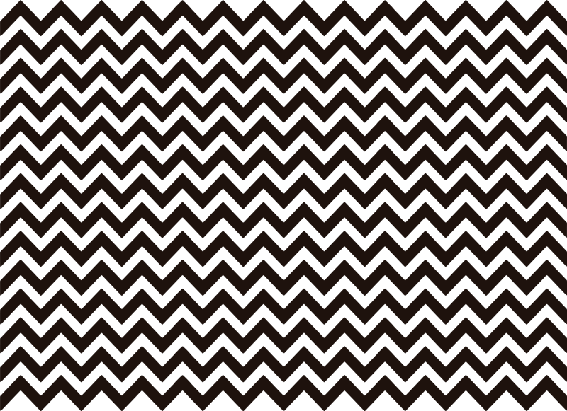 Vinyl teppe geometrisk zigzag stripemønster - Tenstickers