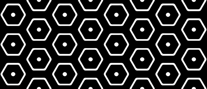 Vinyl teppe geometrisk minimalistisk mønster - Tenstickers