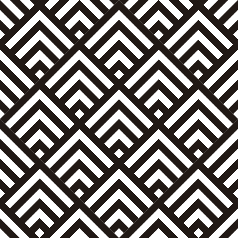 Vinyl teppe geometrisk diamanter - Tenstickers