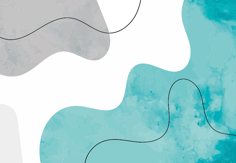 Vinyl teppe geometrisk akvarellformer - Tenstickers