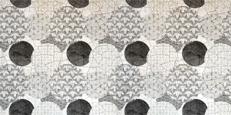 Vinyl teppe geometrisk orientalsk mønster - Tenstickers