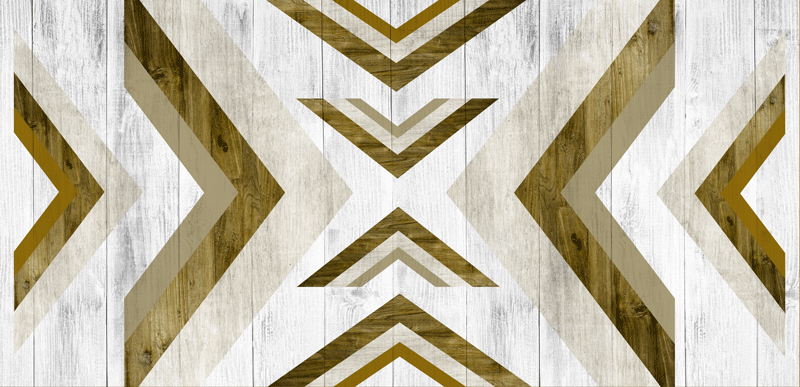 Vinyl teppe geometrisk skrivebordsdeksel - Tenstickers