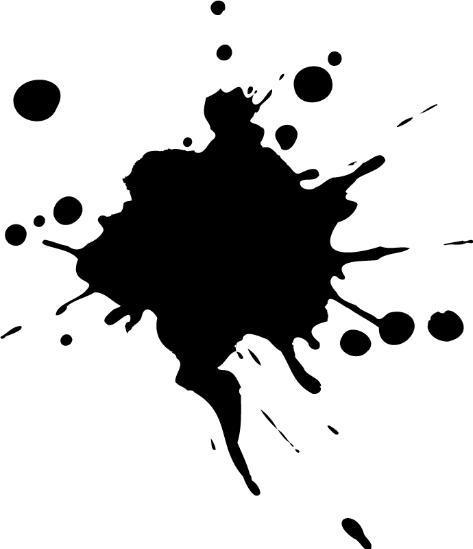 Vinyl teppe geometrisk sprutseffekt grafikk - Tenstickers