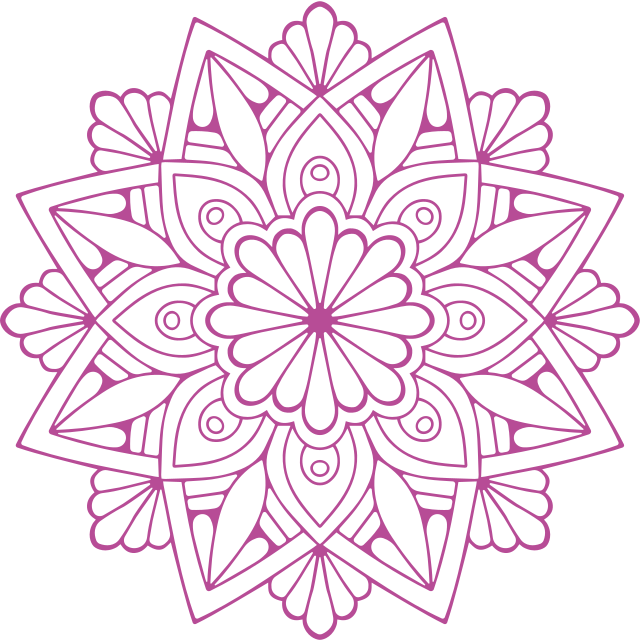 Utsøkt botanisk element vinyl teppe geometrisk - Tenstickers