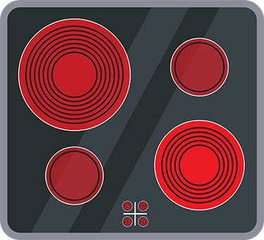 Vinyl teppe spedbarn keramisk kjøkken - Tenstickers