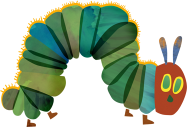 Vinyl teppe spedbarn rupe nimmersatt - Tenstickers