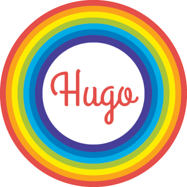 Regnbue sirkel med navn vinyl teppe spedbarn - Tenstickers