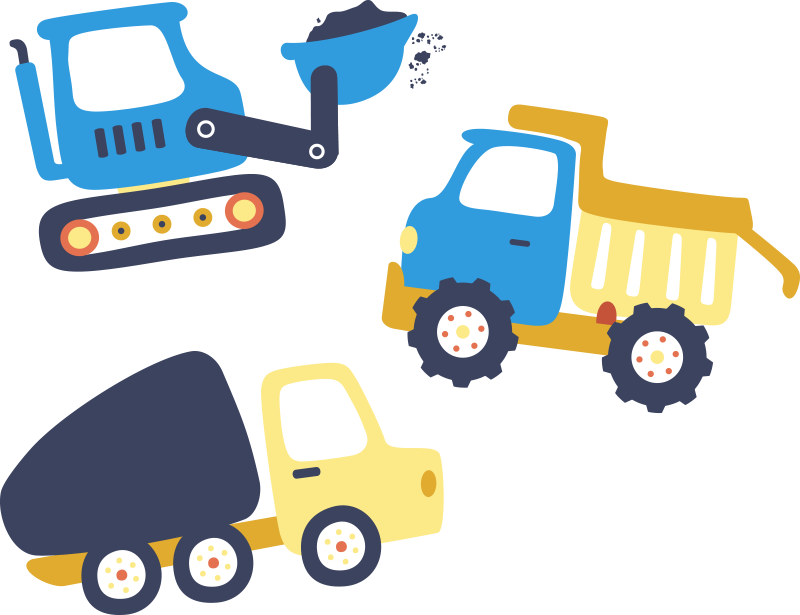 Vinyl teppe spedbarn med bagger symboler barn - Tenstickers