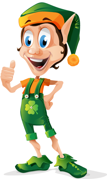 Clover elf vinyl teppe spedbarn - Tenstickers