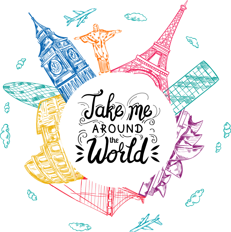 Vinyl teppe soverom edelstener fra hele verden - Tenstickers