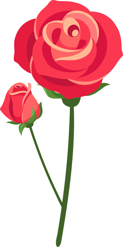 3d roser vinyl teppe soverom - Tenstickers