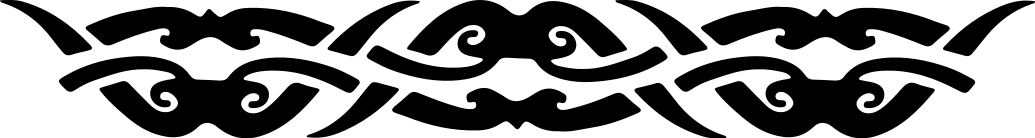 Vinyl teppe soverom monokrom tribal design - Tenstickers