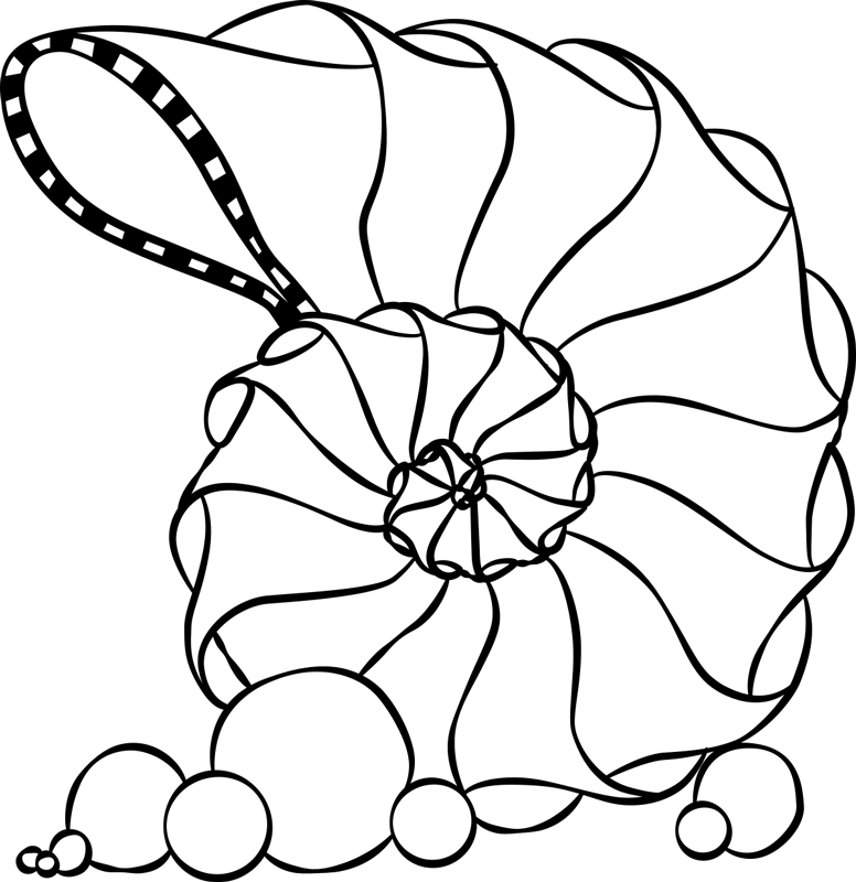 Vinyl teppe soverom sjøskjell - Tenstickers