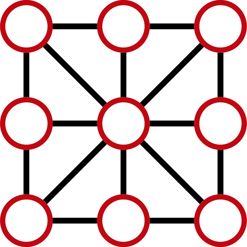 Vinyl teppe spill kryss og bolle - Tenstickers