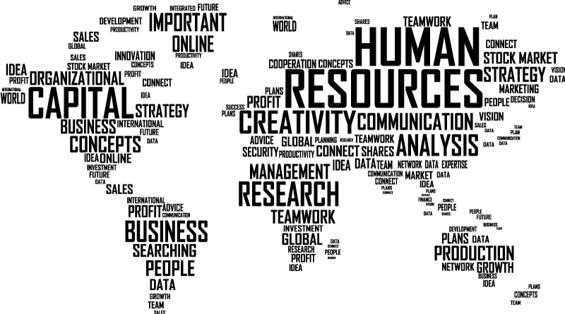 Vinyl teppe verdenskart for bedrifter - Tenstickers