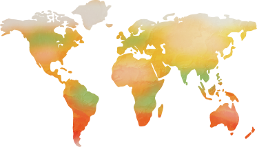 Vinyl teppe verdenskart i fullfarge - Tenstickers