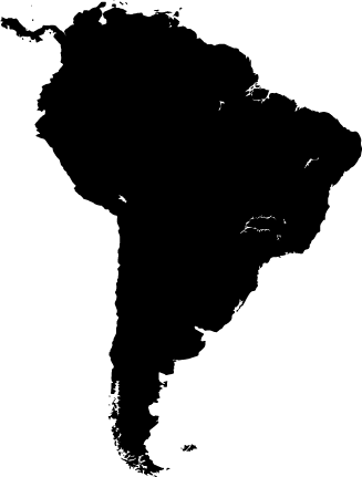 Vinyl teppe verdenskart sør-amerika - Tenstickers