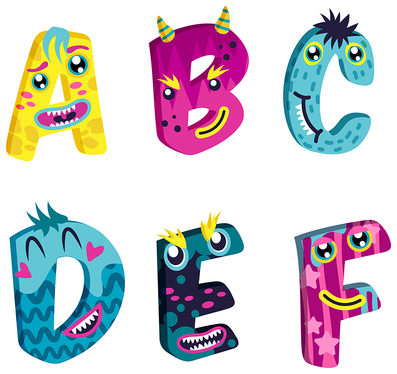 Vinyl teppe spedbarn cpp_privalia barnealfabet - Tenstickers