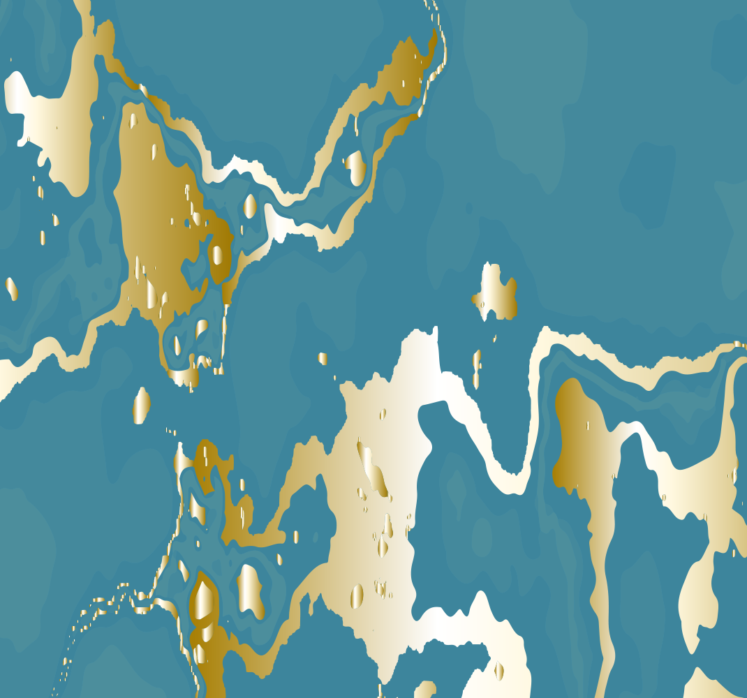 Bad vinyl teppe med marmorert moderne mønster - Tenstickers