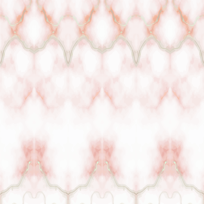 Bad vinyl teppe rosa med gule riper marmoroverflate - Tenstickers