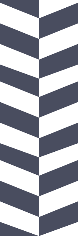 Bad vinyl teppe med marineblå striper mønster - Tenstickers