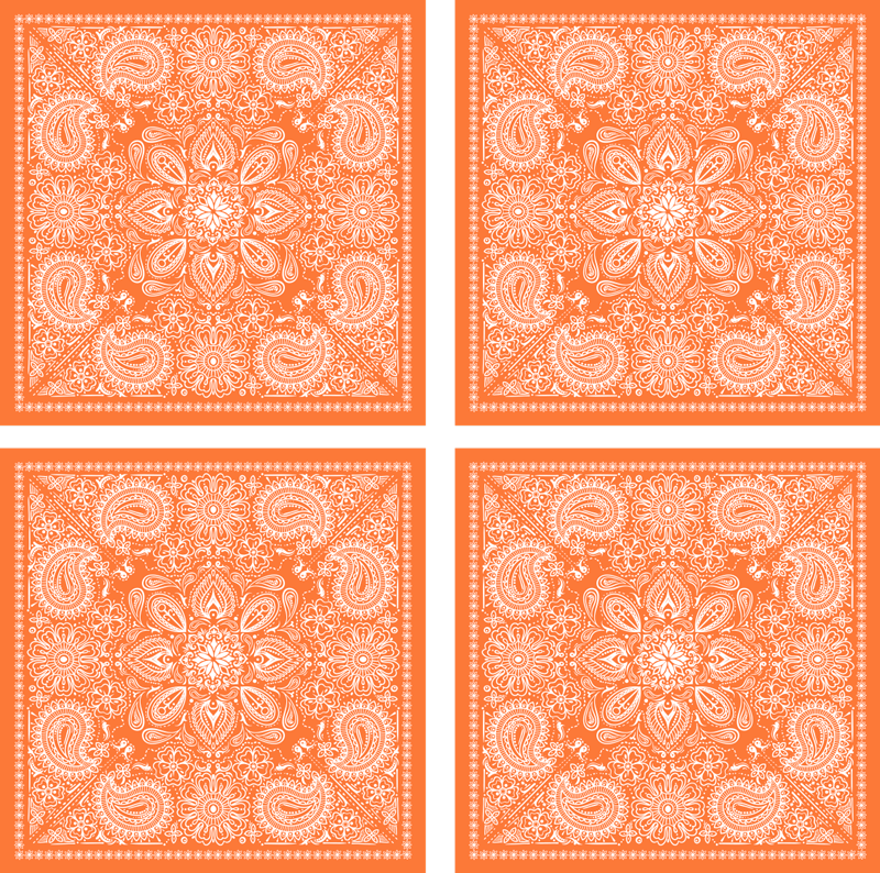 Paisley flis bad vinyl teppe - Tenstickers