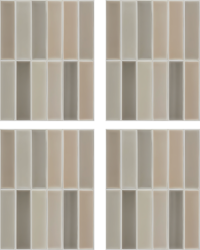 Rektangulært motiv bad vinyl teppe - Tenstickers