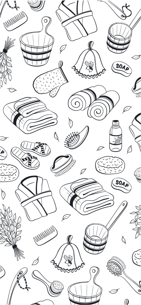 Bad vinyl teppe til badet - Tenstickers