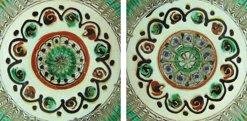 Vinyl teppe kjøkken horezu fliser - Tenstickers