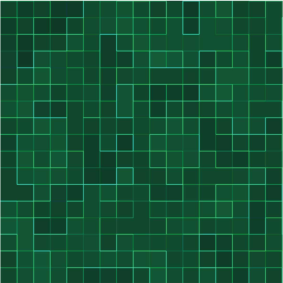 Vinyl teppe kjøkken abstrakt lys grønn mosaikk - Tenstickers